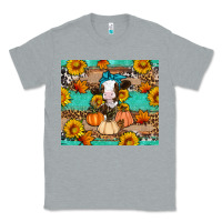 Heather Grey Cow fall pumpkin Classic Tee - Artiststas