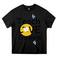 Black Teach Love Inspire Heavy Core Tee - Bettercallsaul