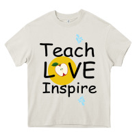 Cream Teach Love Inspire Heavy Core Tee - Bettercallsaul