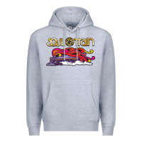 Heather Grey Soul Train Premium Hoodie - maiPhamDesign