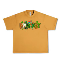 Peanut Butter St. Patrick's Day Dentist Urban Heavy Tee - CowGirlArtShop