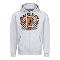 Game Day Football Zipper Hoodie | Teevron