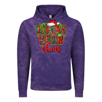 Cloud Purple christmas jelly bean claus Vintage Hoodie - FaDigitalArtStudio