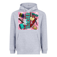 Heather Grey teacher Heavyweight Hoodie - AdoDesignShop
