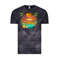 Cloud Black beach please Vintage Tee - Jasminsmagicworld