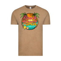 Vintage Coffee beach please Vintage Tee - Jasminsmagicworld