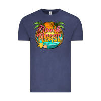 Vintage Denim beach please Vintage Tee - Jasminsmagicworld