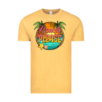 Vintage Mustard beach please Vintage Tee - Jasminsmagicworld