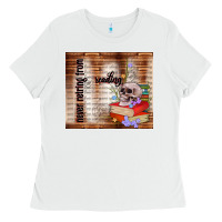 White never retring from reading Ladies Tee - TumblerDesignByShophia