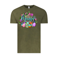 Vintage Olive Easter Mama Happy Easter Day Vintage Tee - CowGirlArtShop