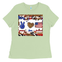 Matcha peace love america Ladies Tee - TumblerDesignByShophia
