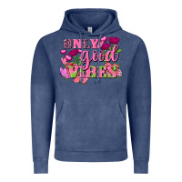 Vintage Denim Valentine's Day only good vibes Vintage Hoodie - FaDigitalArtStudio