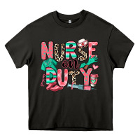 Asphalt nurse on duty Heavy Core Tee - RanaPortraitStore