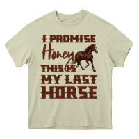 I Promise Honey This Is My Last Horse Heavy Core Tee | Teevron