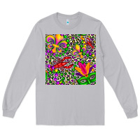 Moon Dust mardi gras crawfish leopard  seamless pattern Long Sleeve Tee - FaDigitalArtStudio