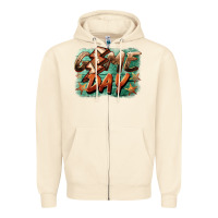 Sandshell game day  lightning football Zipper Hoodie - BarkalooDesign
