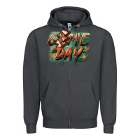 Smoke game day  lightning football Zipper Hoodie - BarkalooDesign