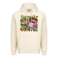 Tofu Life Begins After Coffee Premium Hoodie - CowhideDigitalArt