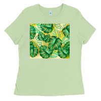 Monstera Leaf Ladies Tee | Teevron
