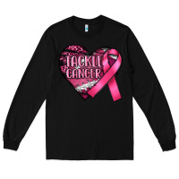 Black tackle cancer Long Sleeve Tee - RanaPortraitStore