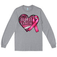 Heather Grey tackle cancer Long Sleeve Tee - RanaPortraitStore
