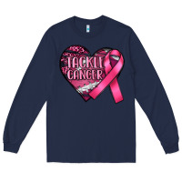Navy tackle cancer Long Sleeve Tee - RanaPortraitStore