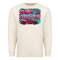 Sandshell dibs on the driver background Premium Sweatshirt - AdoDesignShop