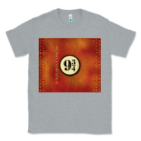 Heather Grey magical train station Classic Tee - TumblerDesignByShophia