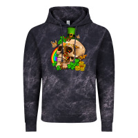 Cloud Black St. Patrick's boho skull Vintage Hoodie - OliviaCreatesArt