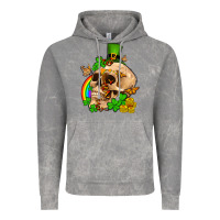Cloud Rock St. Patrick's boho skull Vintage Hoodie - OliviaCreatesArt