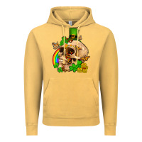 Vintage Mustard St. Patrick's boho skull Vintage Hoodie - OliviaCreatesArt