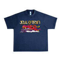 Navy Soul Train Urban Heavy Tee - maiPhamDesign