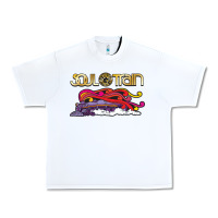 White Soul Train Urban Heavy Tee - maiPhamDesign