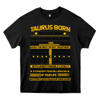 Black TAURUS FACTS Heavy Core Tee - Bettercallsaul