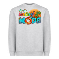 Heather Grey vacay mode Heavyweight Sweatshirt - Artiststas