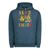 Pigment Midnight Navy let's fiesta Urban Hoodie - JahusDesignShop