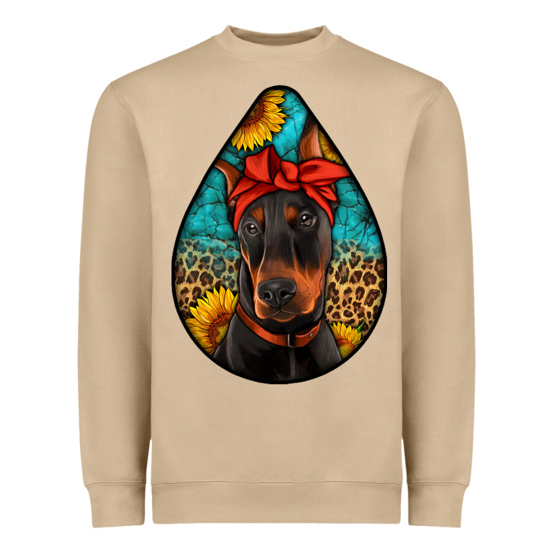 Doberman Heavyweight Sweatshirt by Artiststas | Teevron