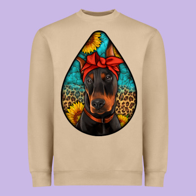 Doberman Heavyweight Sweatshirt Designed By Artiststas