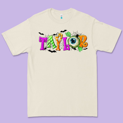 Personalized Halloween Premium Tee Designed By Nancycooperartshop