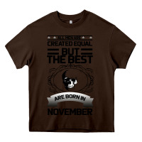 Chocolate Brown NOVEMBER Heavy Core Tee - Bettercallsaul