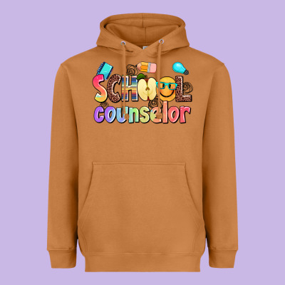 School Counselor Heavyweight Hoodie Designed By Adodesignshop