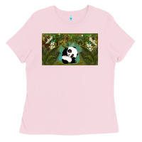 Cute Panda Ladies Tee | Teevron