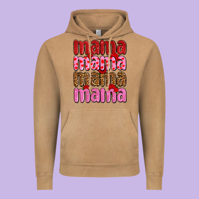 Valentines Day Mama Olivia Vintage Hoodie Designed By Oliviacreatesart