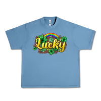 Pebble Blue Lucky St. Patrick's Day Urban Heavy Tee - HowdyJamesFarm