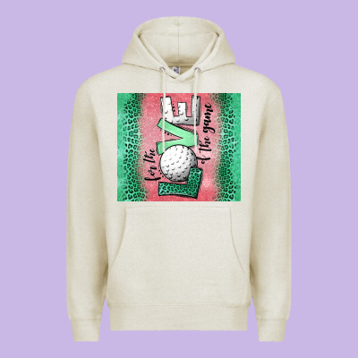 For The Love Of The Game Golf Premium Hoodie Designed By Jasminsmagicworld