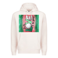 Pale Pink for the love of the game golf Premium Hoodie - Jasminsmagicworld