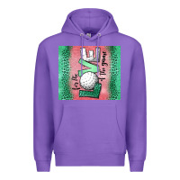 Purple for the love of the game golf Premium Hoodie - Jasminsmagicworld