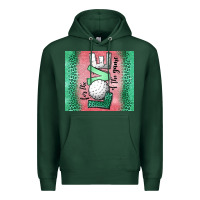 Sports Green for the love of the game golf Premium Hoodie - Jasminsmagicworld