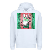 White for the love of the game golf Premium Hoodie - Jasminsmagicworld