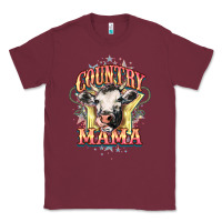 Burgundy Country Mama Classic Tee - HowdyJamesFarm